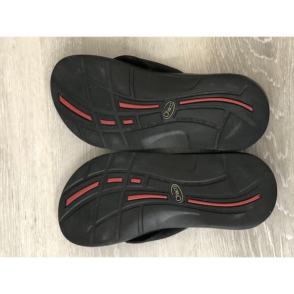 Chaco Flip EcoTread Women US 8 Black Synthetic Open Toe Slip-On Flip Flop Sandal - Picture 5 of 7